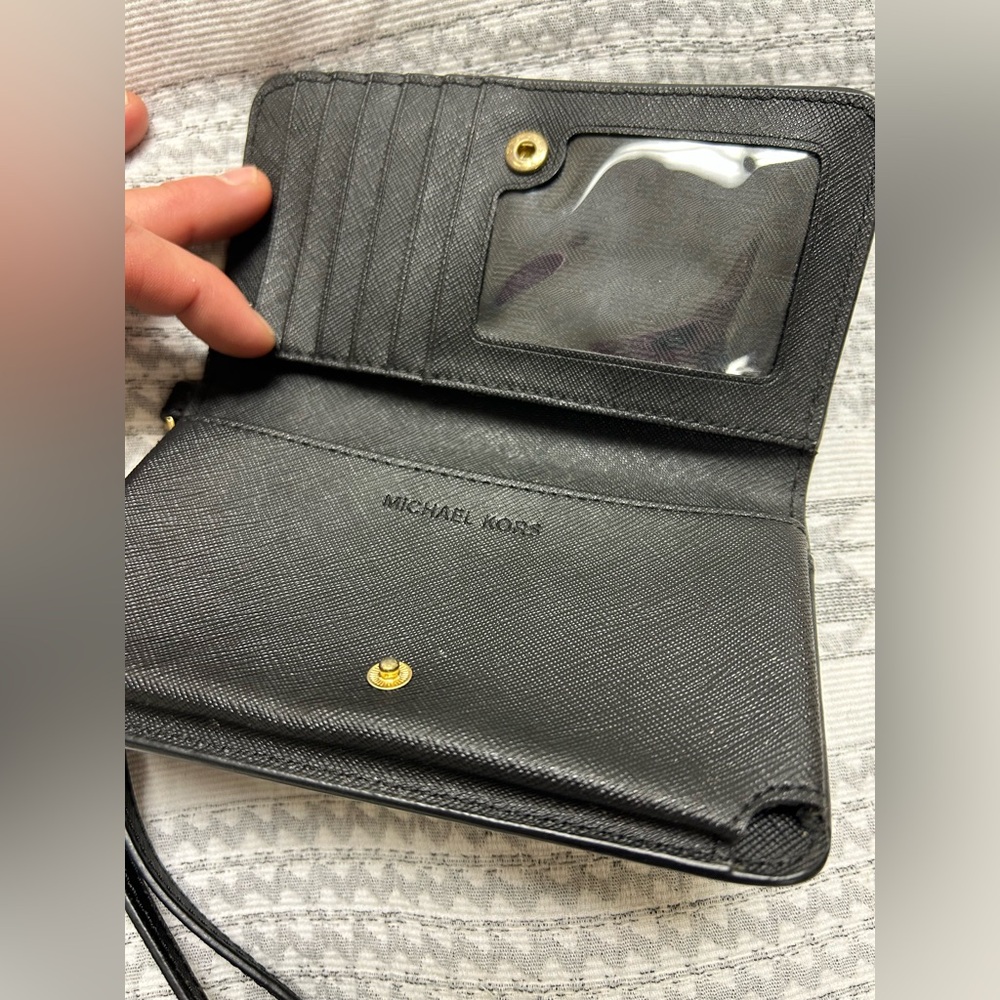 Michael Kors Black Wristlet Wallet - Picture 2 of 3